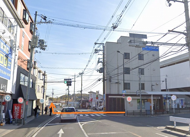 松井山手駅からのアクセス